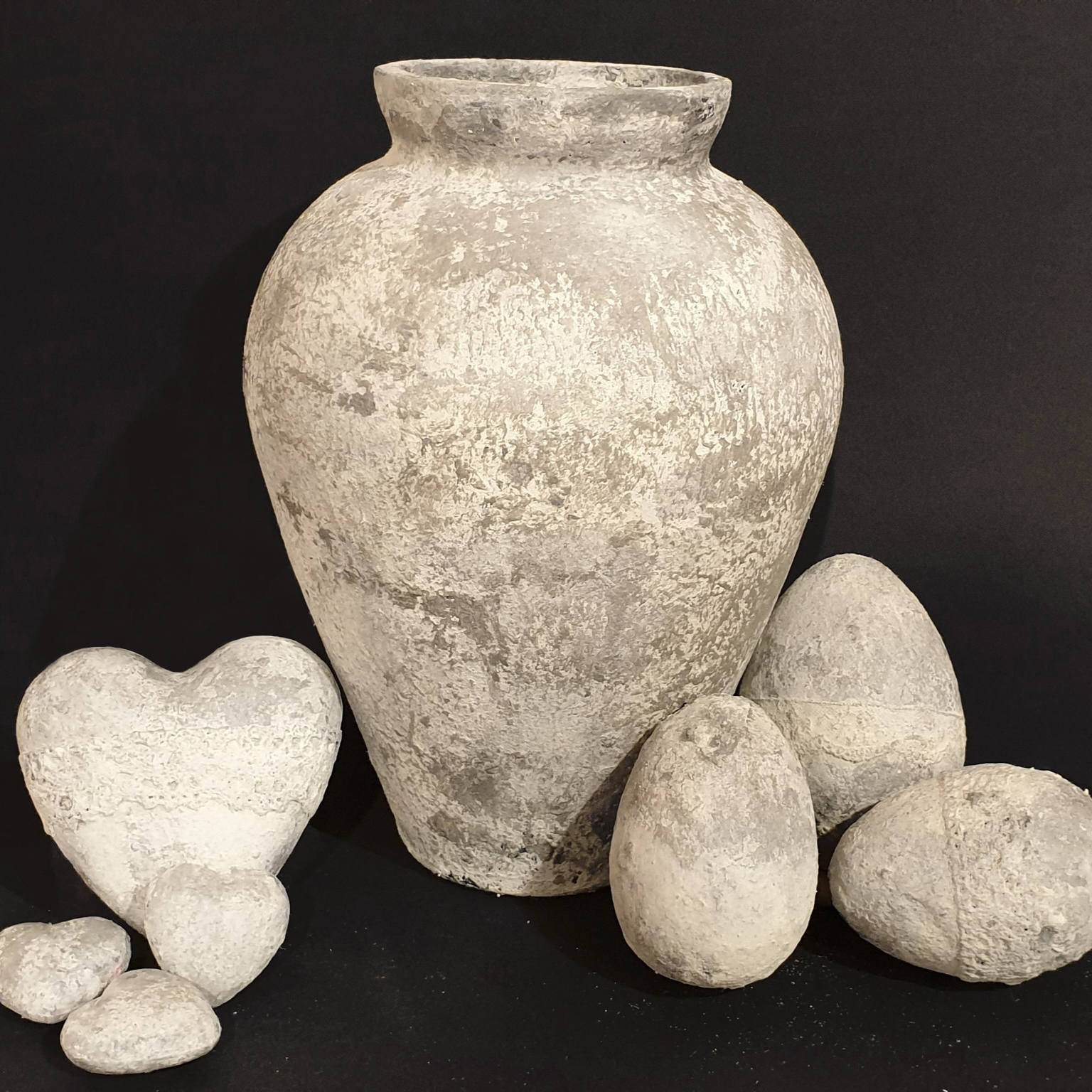 een art stone vaas