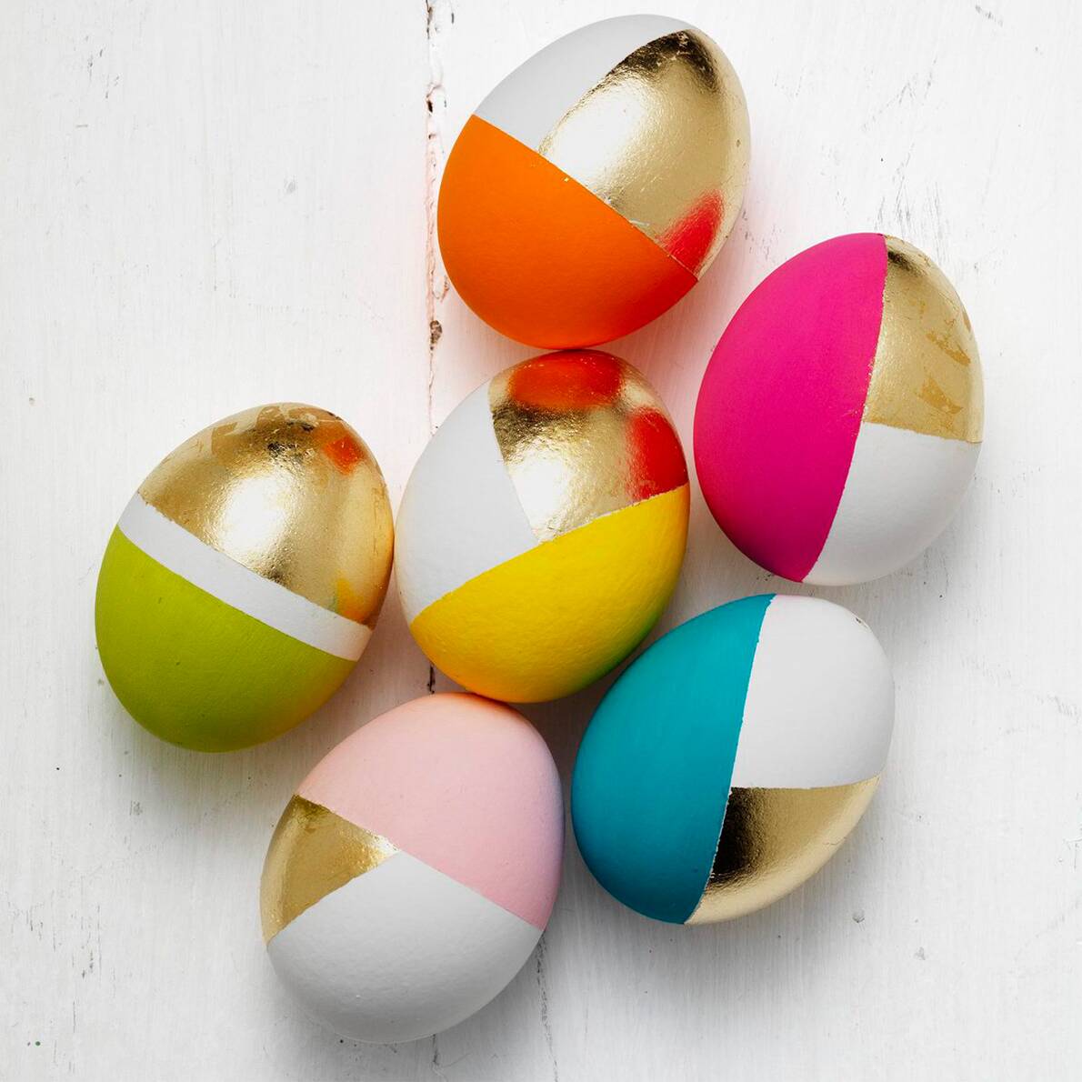 color blocking eieren