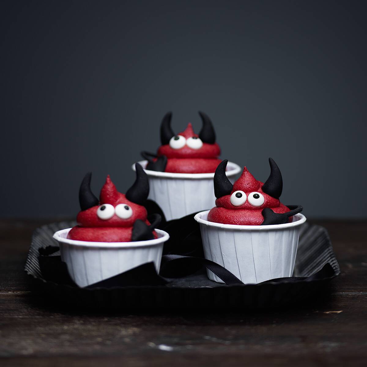 duivelse cupcakes
