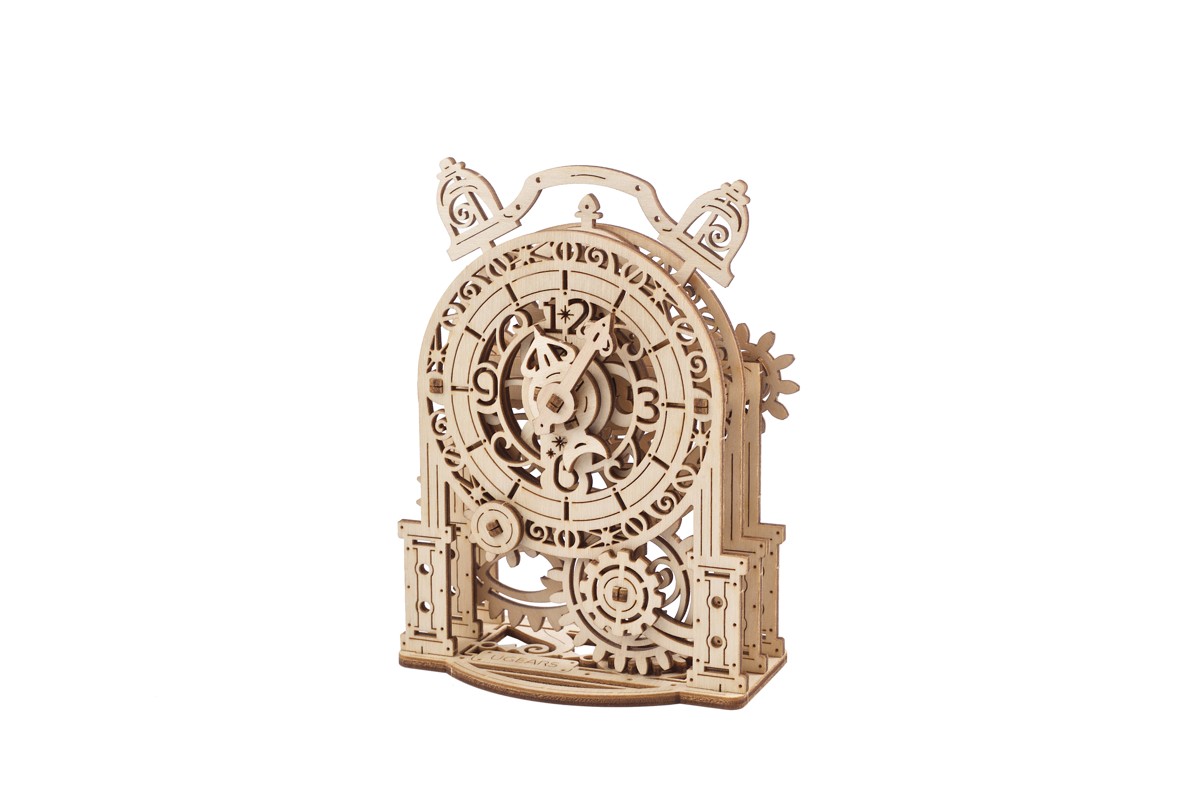 Ugears houten 3D puzzel - Vintage Alarm Clock