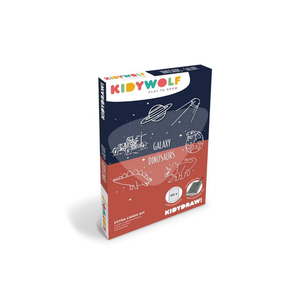 Kidydraw mini refill - galaxy&dino's