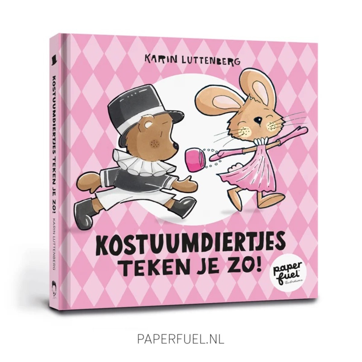 Boek - Paperfuel - Kostuumdiertjes teken je zo!