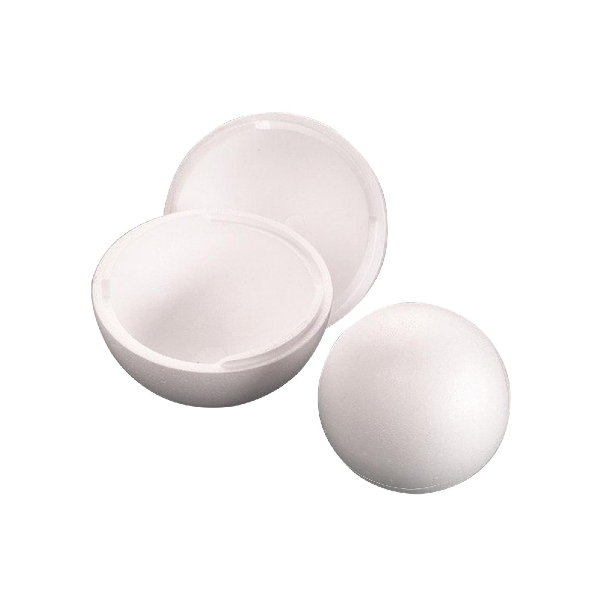 Piepschuim bal 2-delig - 15 cm afbeelding