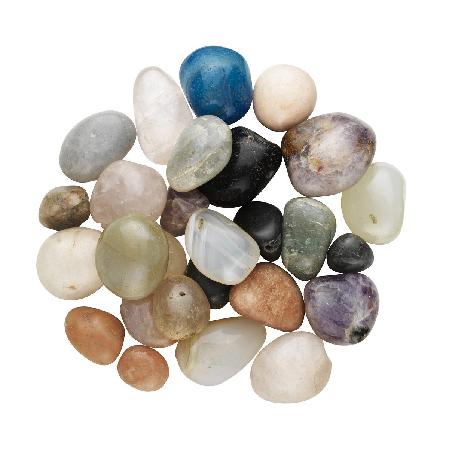 Stenen kralenmix - 100 gram - assorti