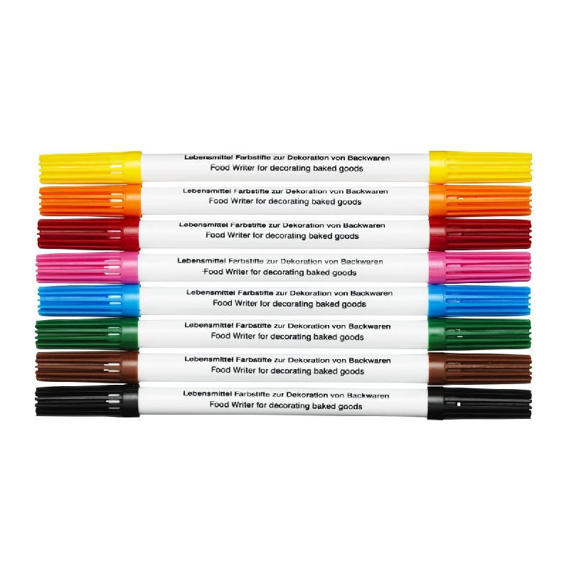 Levensmiddelenstiften set van 8