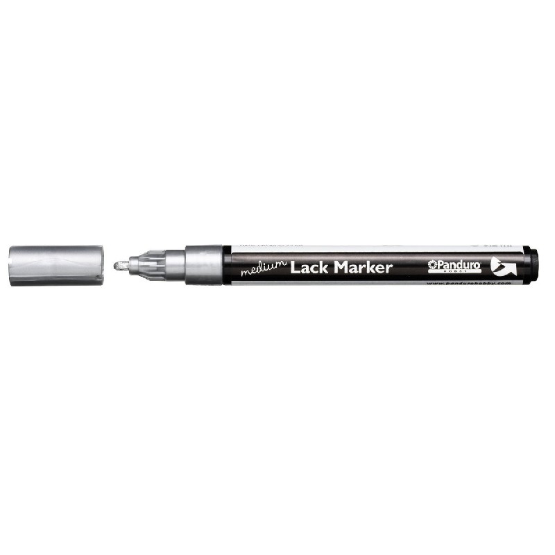 Panduro lakmarker - 2 mm - zilver