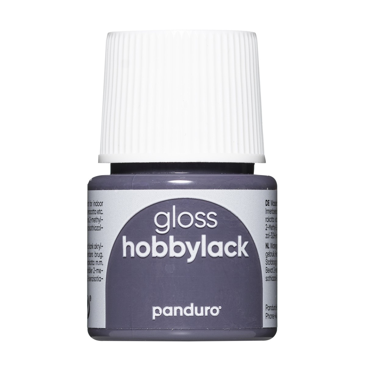 Hobbylak - 45 ml - glans - donkergrijs
