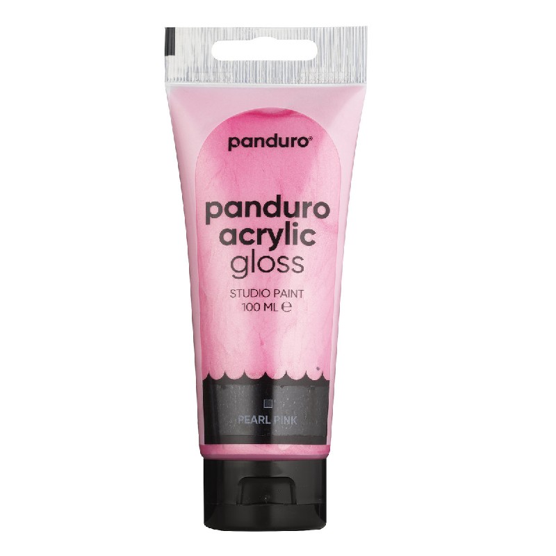 Panduro acrylverf glans - 100 ml - parelroze