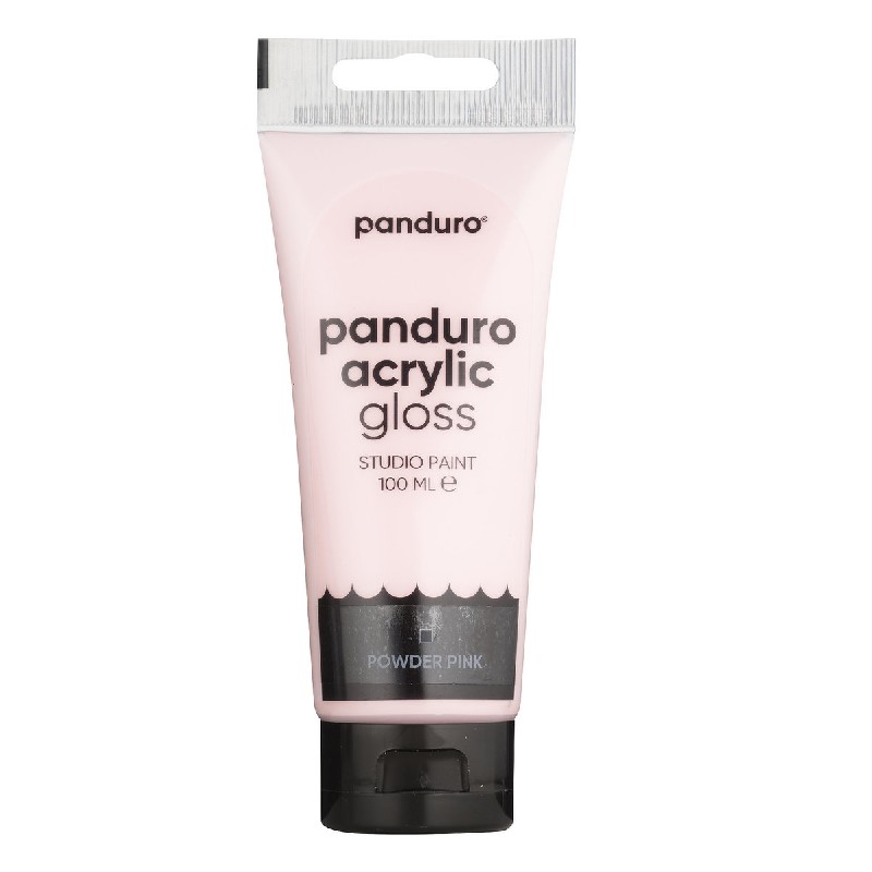 Panduro acrylverf glans - 100 ml - poederroze