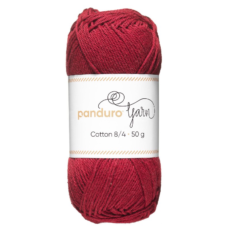 Panduro garen Cotton 8/4 - wijnrood