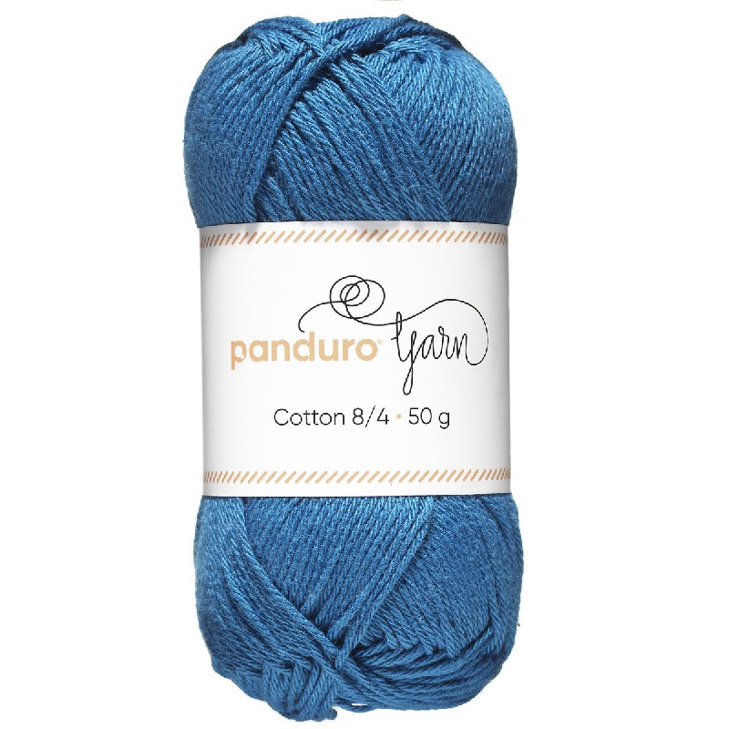 Panduro garen Cotton 8/4 - blauw