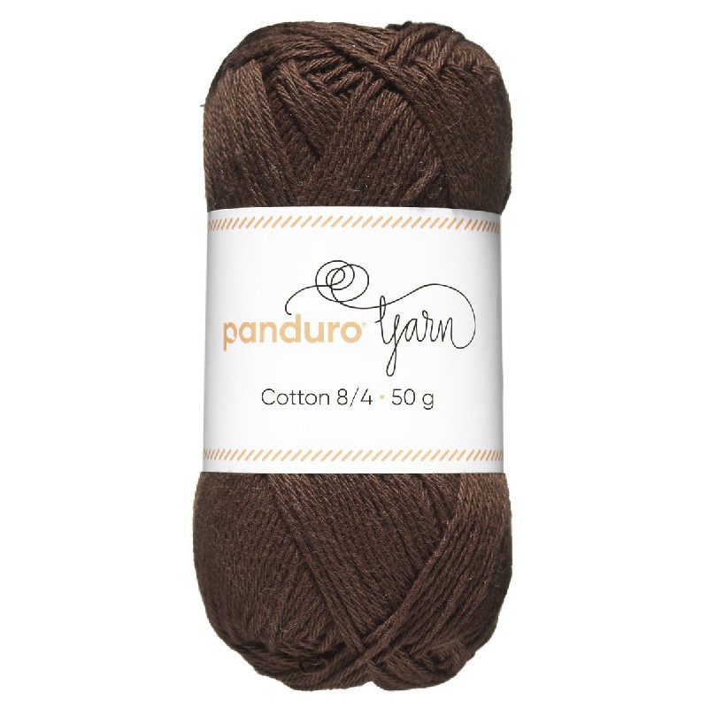 Panduro garen Cotton 8/4 - donkerbruin