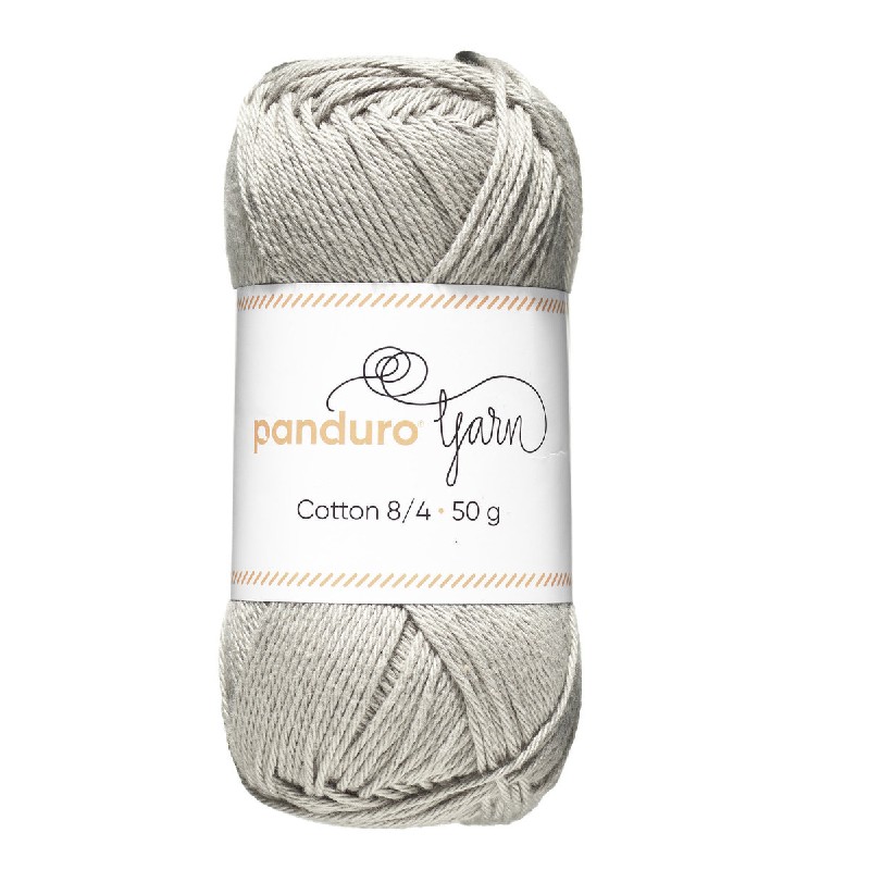 Panduro garen Cotton 8/4 - grijs