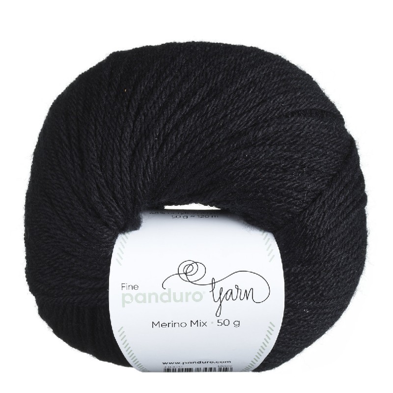 Panduro garen Merino Mix - zwart