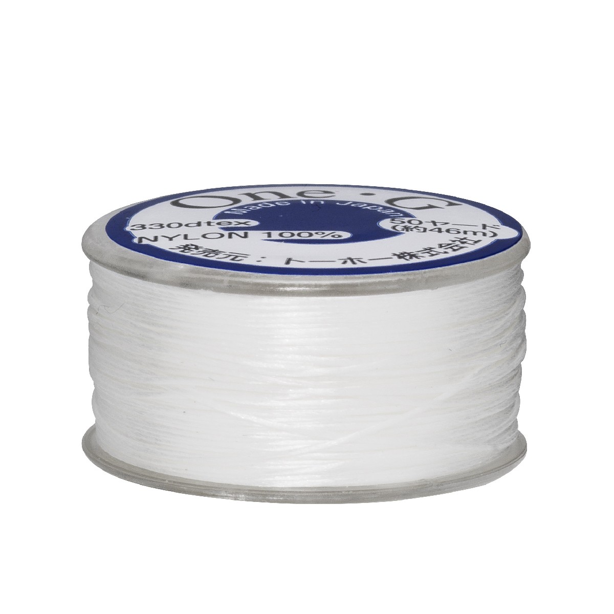 TOHO rijggaren - nylon - 46 meter - wit