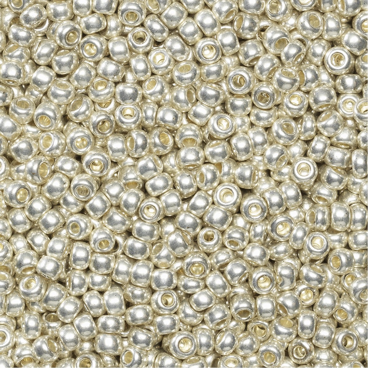Rocailles - 9/0 - zilverkleurig