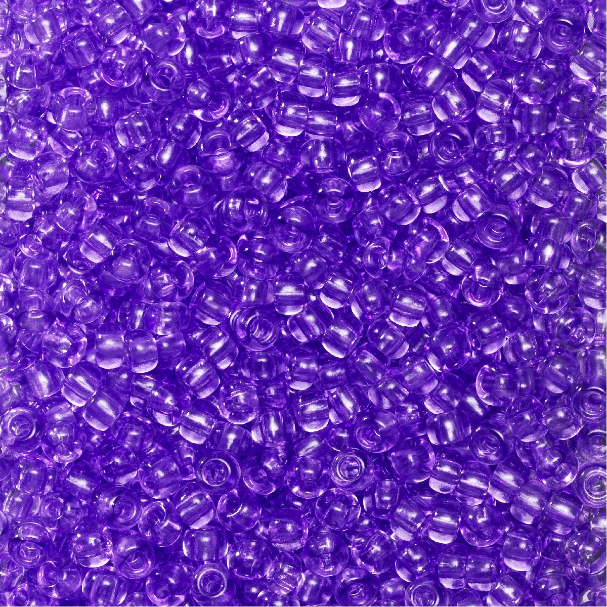 Rocailles - 9/0 - lila transparant