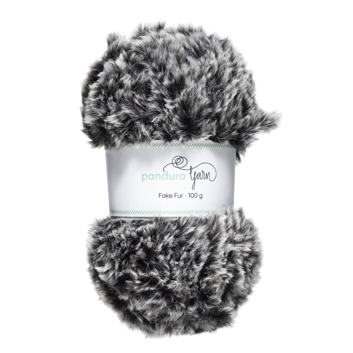 Panduro garen Fake Fur - grijs gemêleerd
