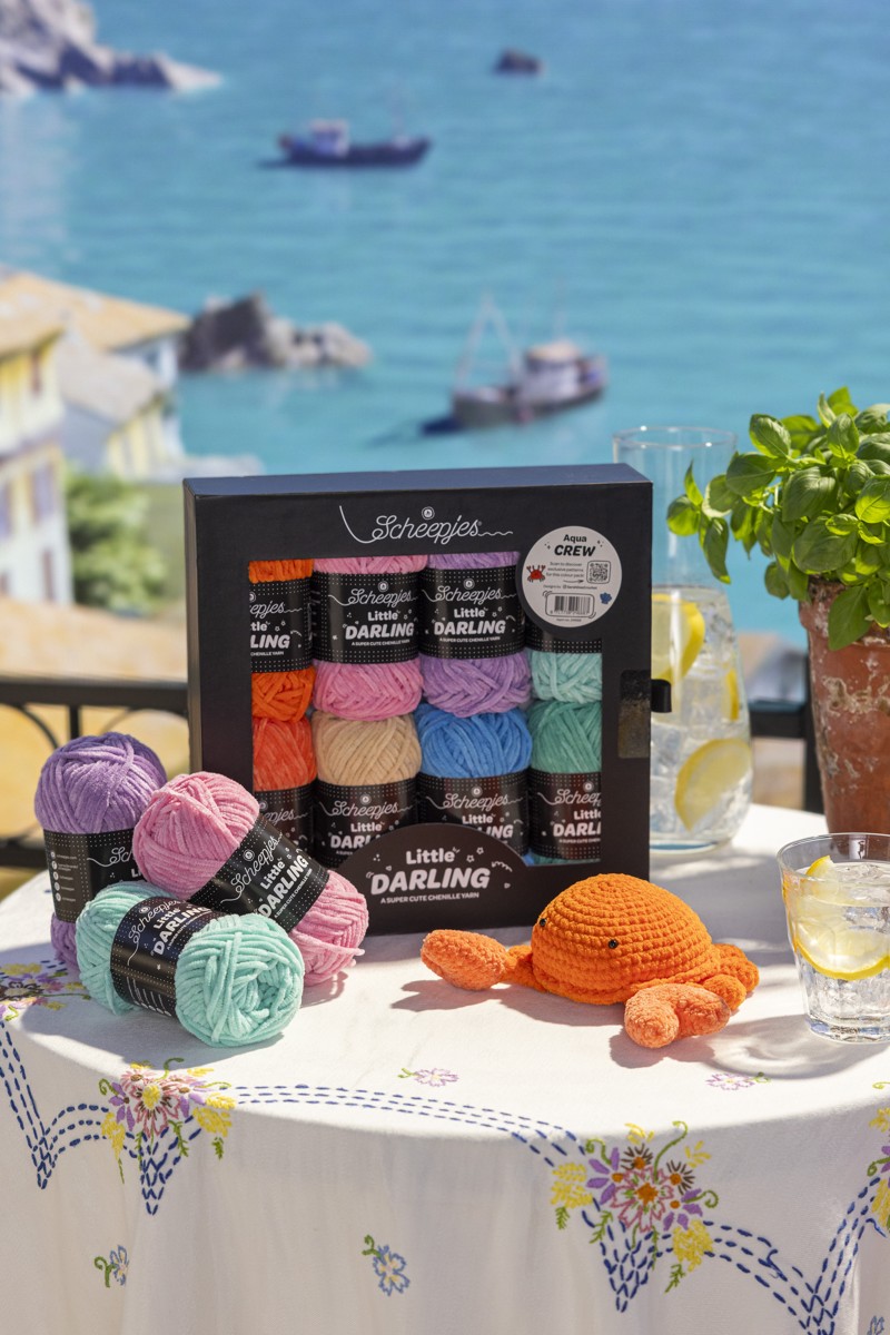 Scheepjes Little Darling garen - 8 x 25 g - Aqua Crew
