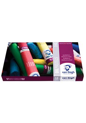 van Gogh oliepastel set - 12 kleuren