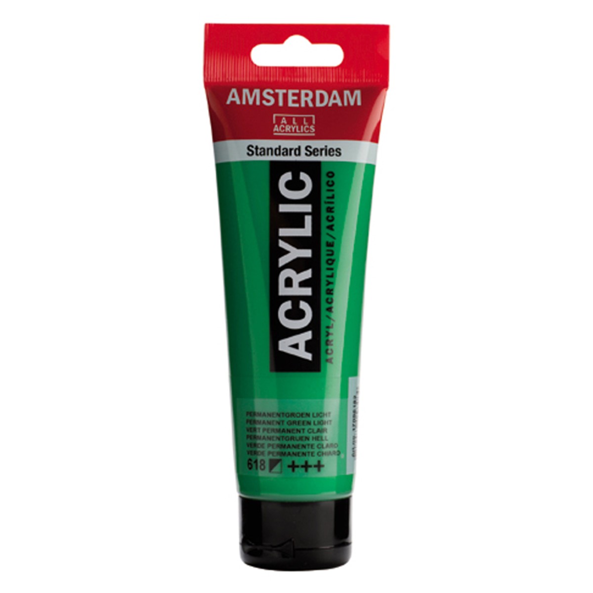 Amsterdam acrylverf - 120 ml - permanent groen licht 618