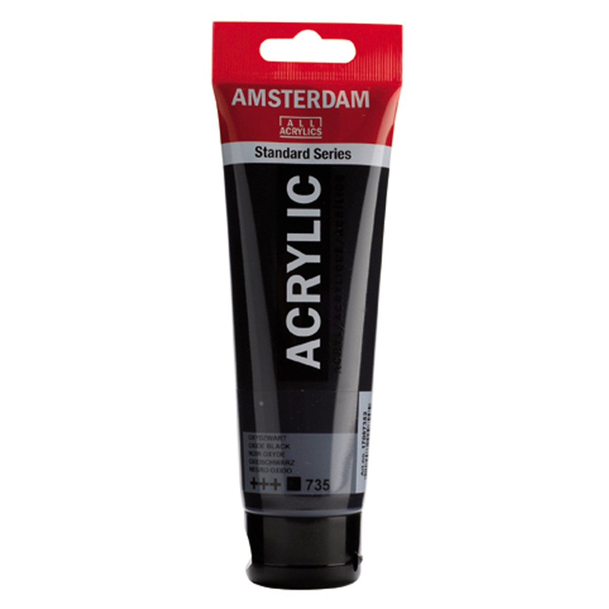 Amsterdam acrylverf - 120 ml - oxydzwart 735