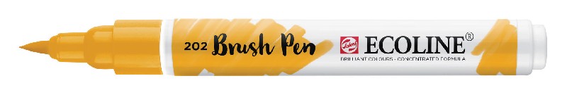 Ecoline Brush Pen - donkergeel 202