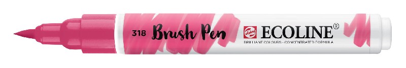 Ecoline Brush Pen - karmijn 318