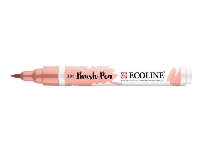 Ecoline Brush Pen - pastelrood 381