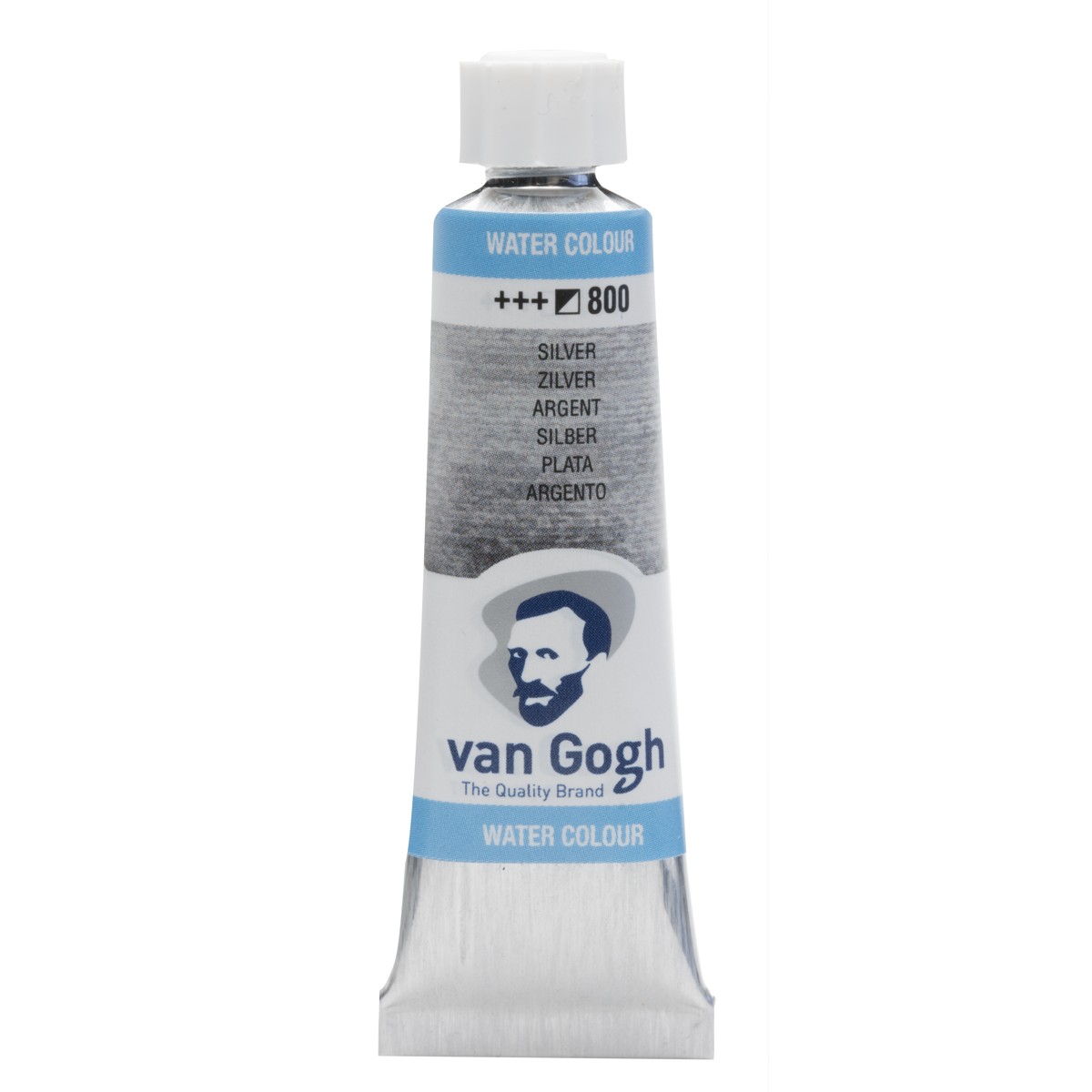 van Gogh aquarelverf - tube - 10 ml - zilver 800