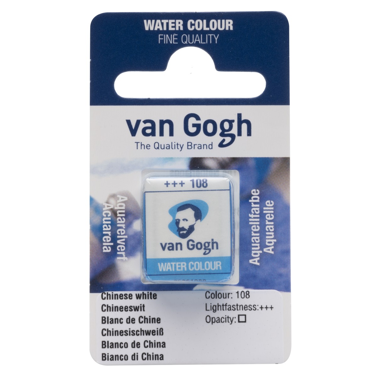 van Gogh aquarelverf - napje - chineeswit 108