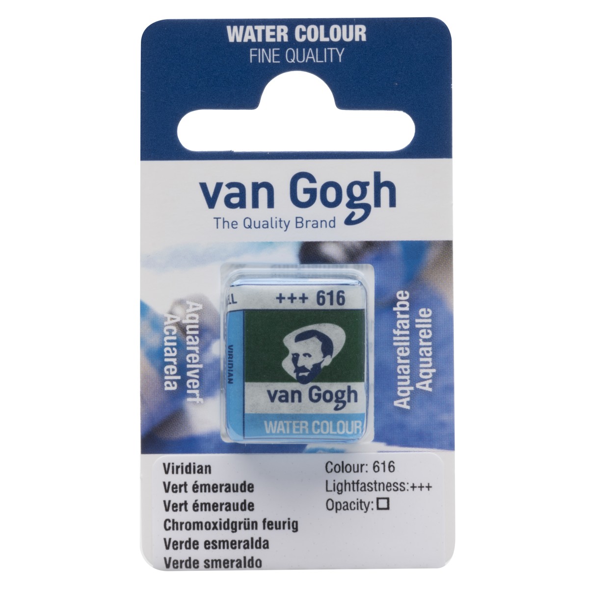 van Gogh aquarelverf - napje - vertémeraude 616