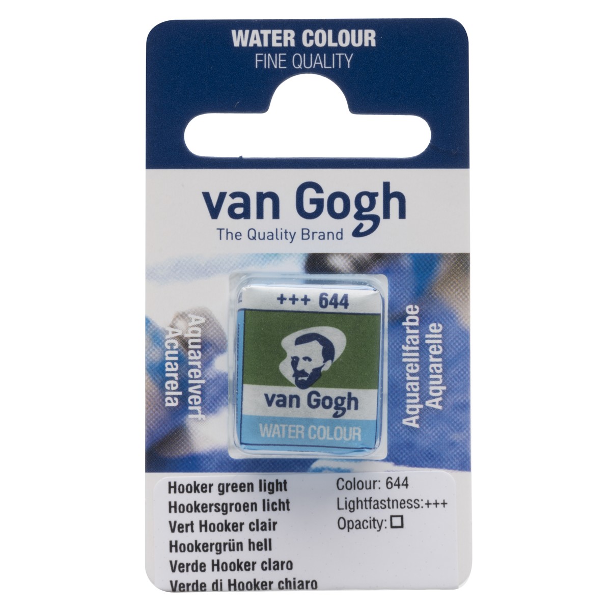 van Gogh aquarelverf - napje - hookersgroen licht 644