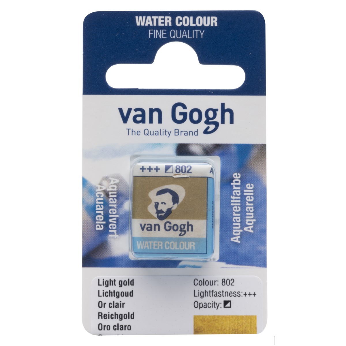 van Gogh aquarelverf - napje - lichtgoud 802