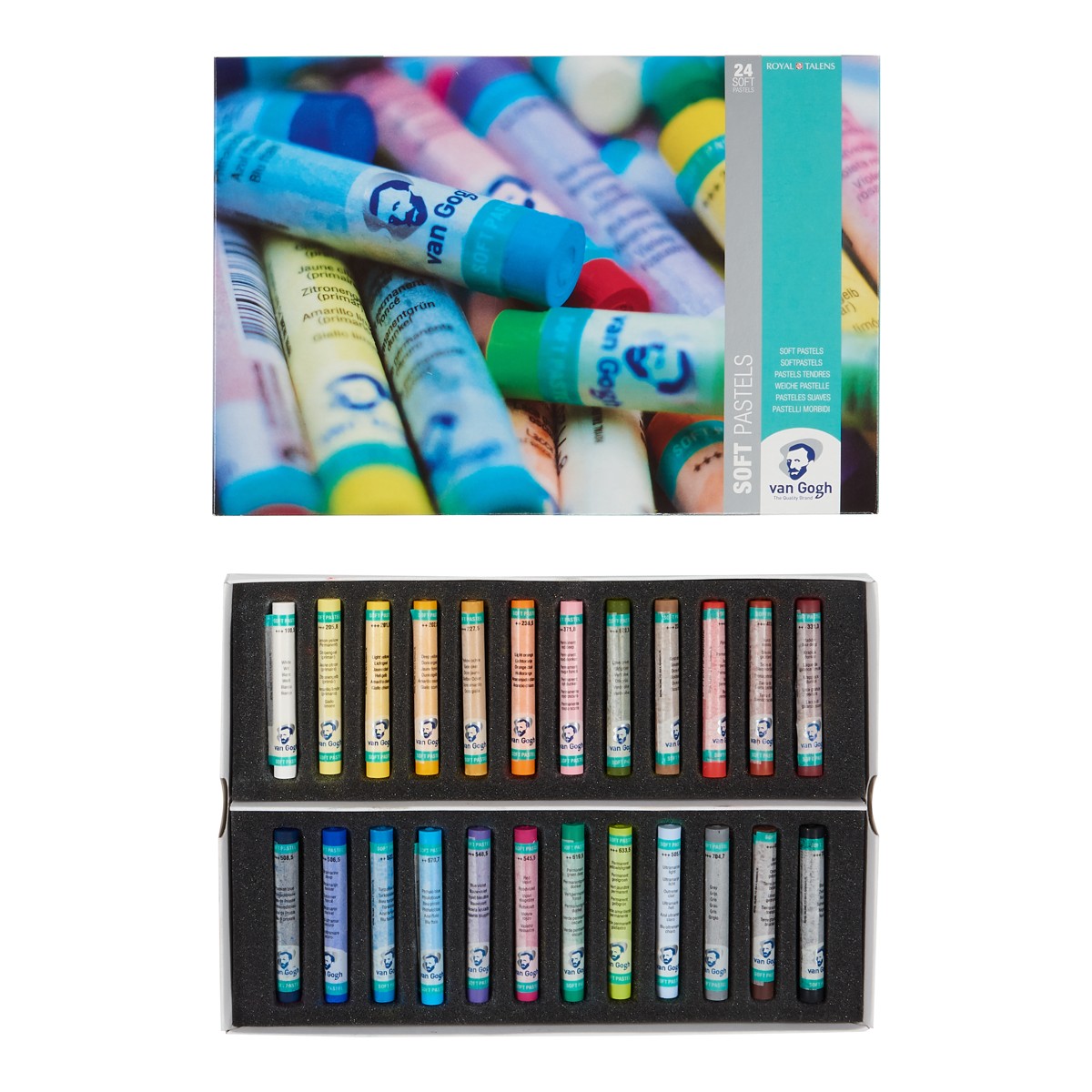 Royal Talens Van Gogh Soft Pastel General Selection Set with 24 Colours