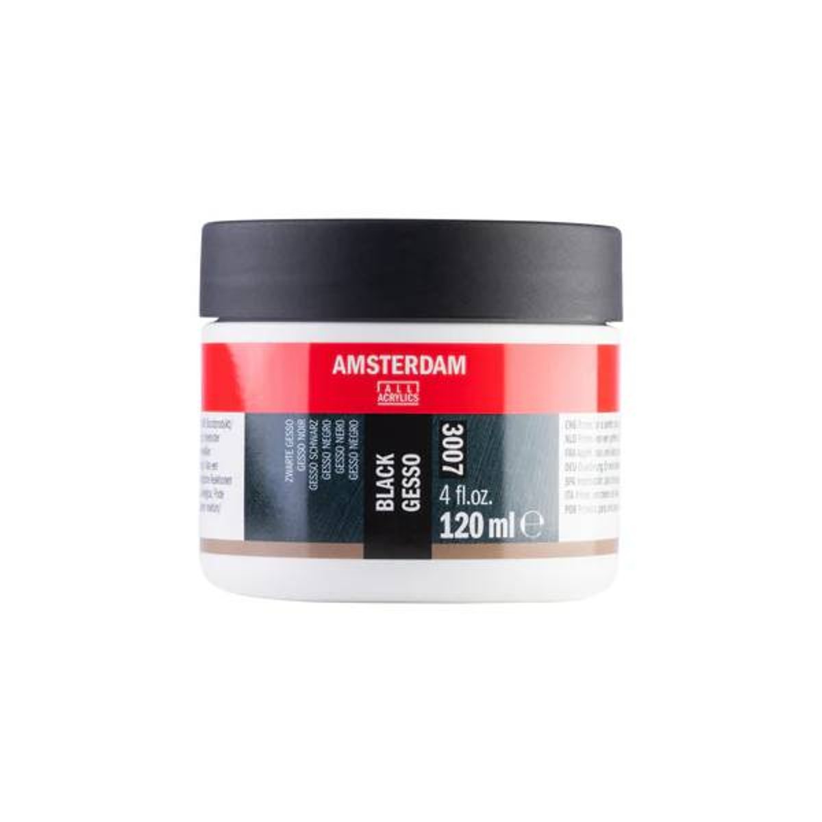 Amsterdam gesso - 120 ml - zwart