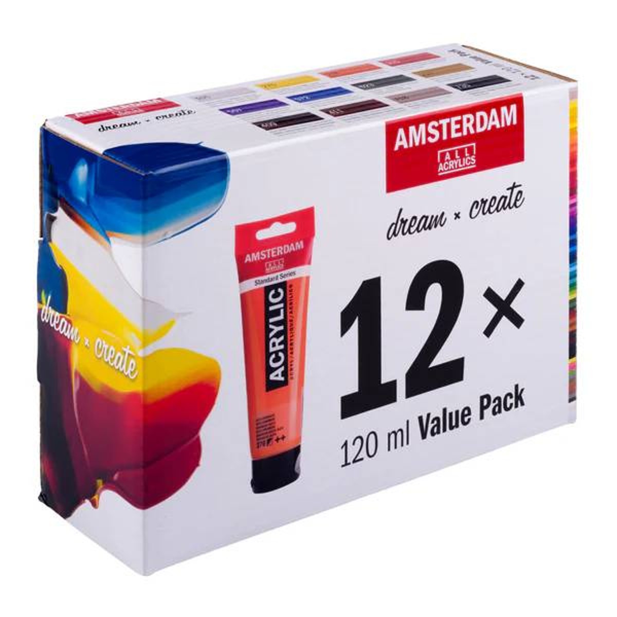 Amsterdam acrylverf set - 12x 120 ml