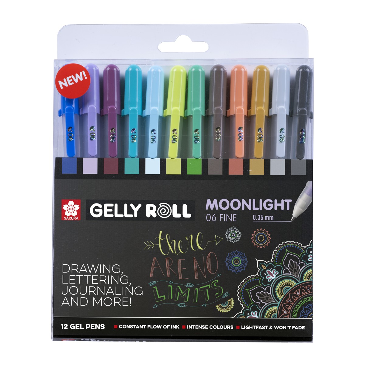 Sakura Gelly Roll set - Moonlight 06 Cosmos - 12 stuks