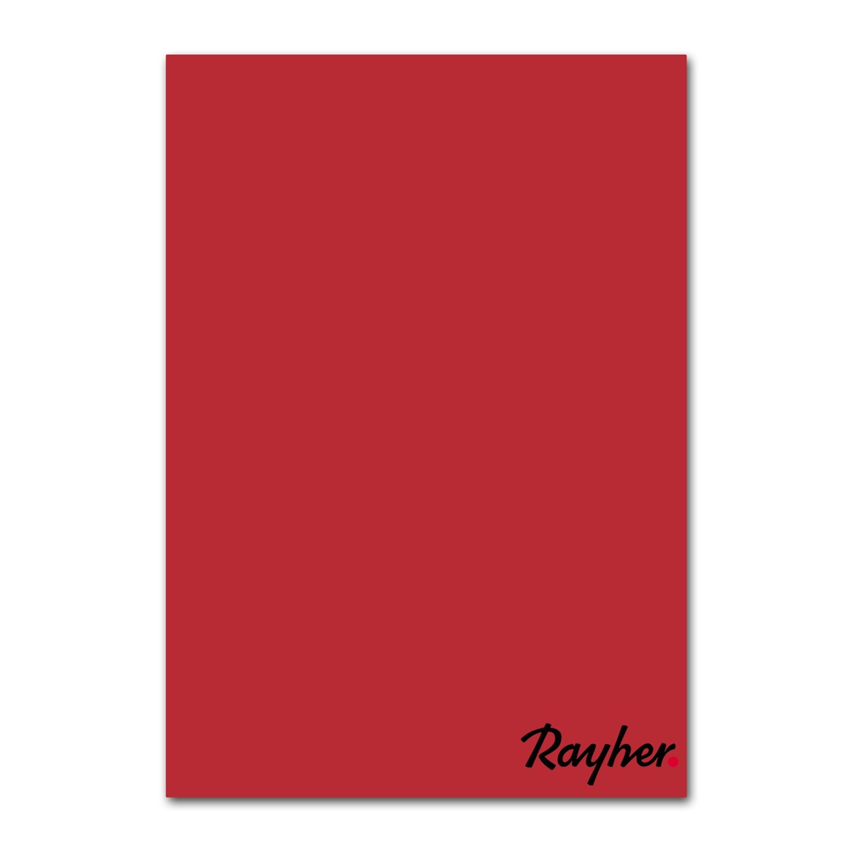 Crepla hobbyrubber - 20x30 cm - 2 mm - rood