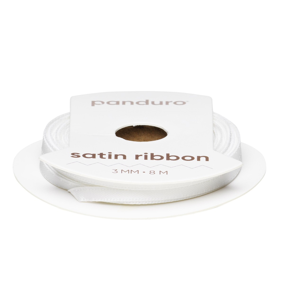 Satijnlint - 3 mm - wit