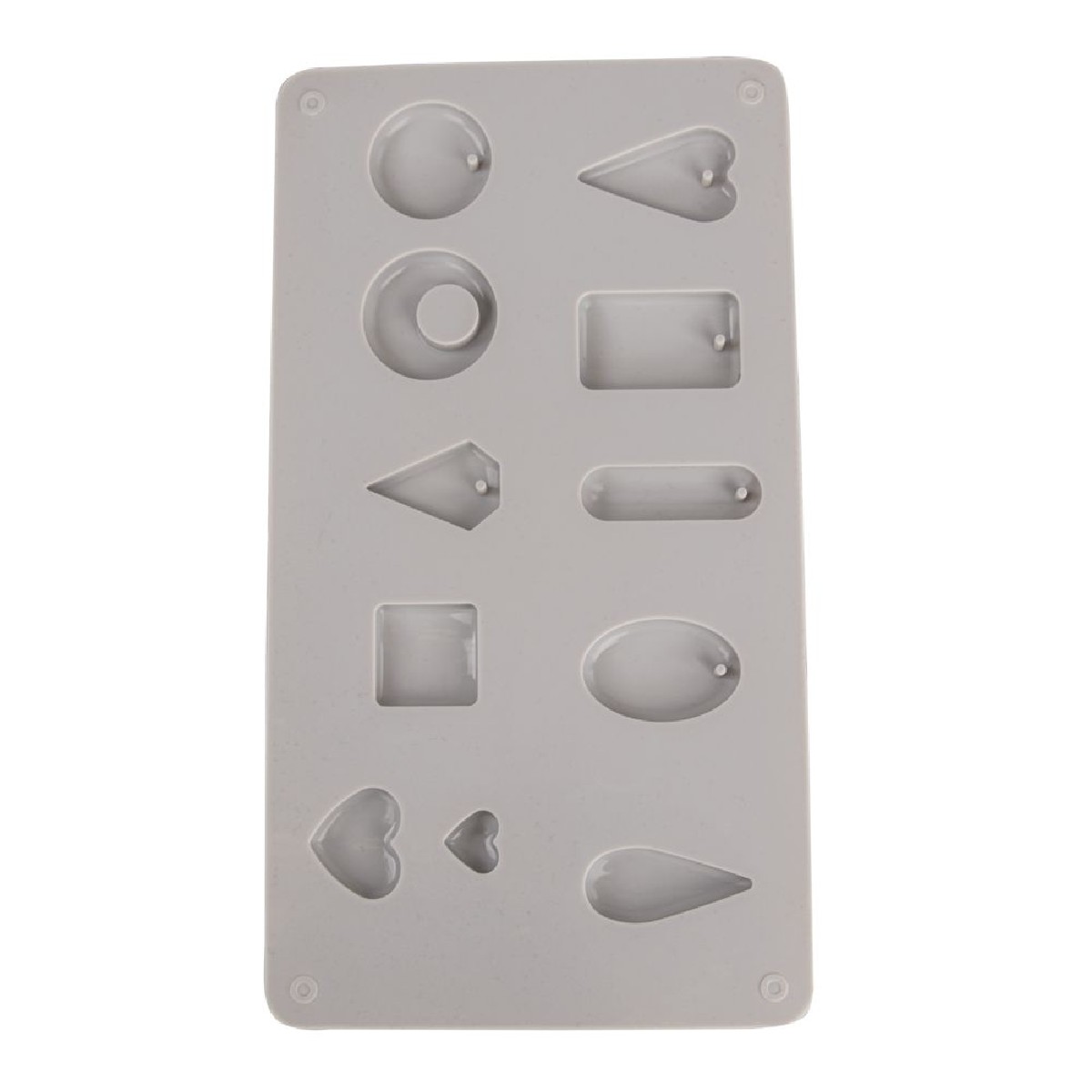 Siliconen gietmal - 11 kleine hangers afbeelding