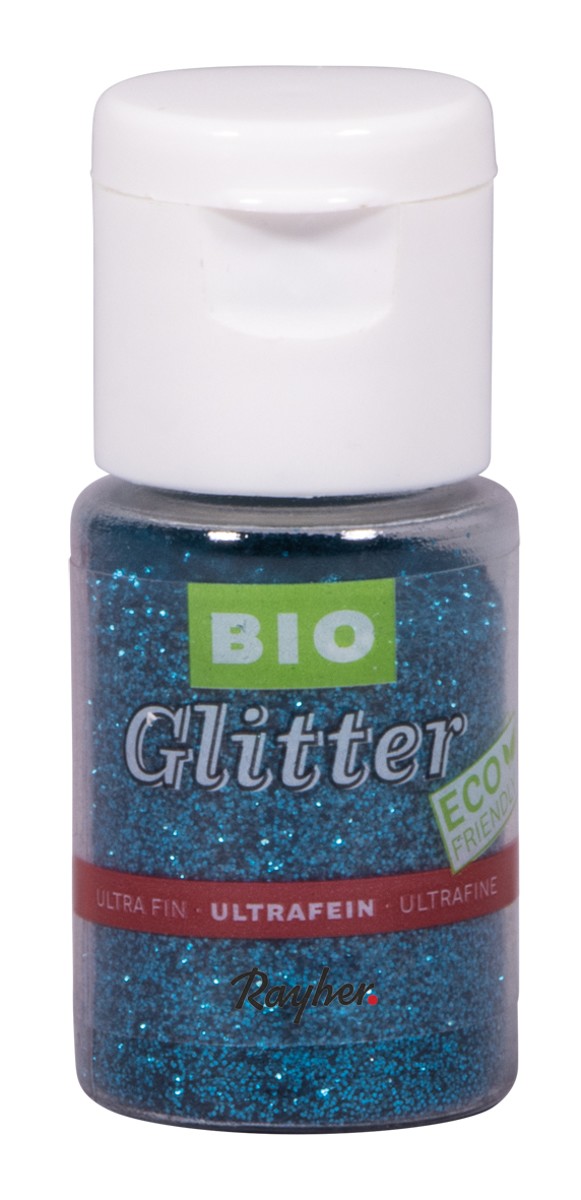 Bioglitter ultrafijn - azuurblauw