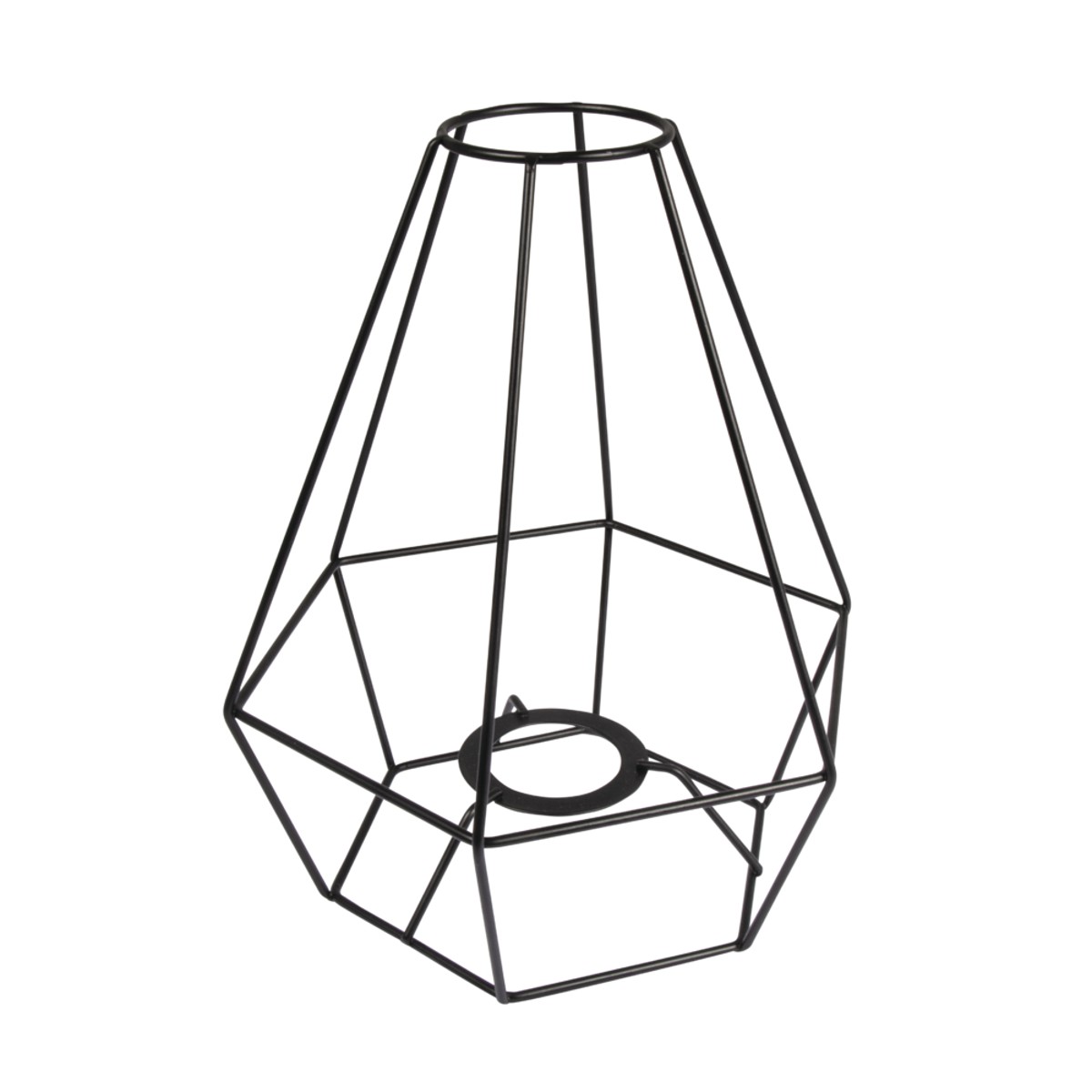 Metalen lampenkap frame - diamant - 20 cm