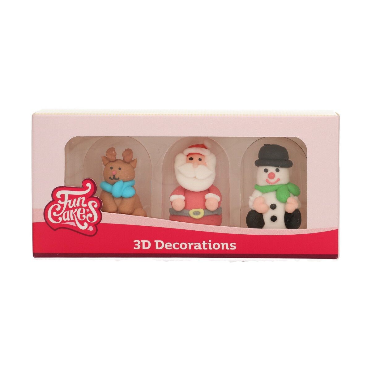 FunCakes 3D suikerdecoratie - kerstfiguren