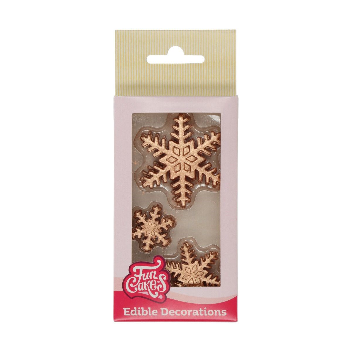 FunCakes suikerdecoratie - bronzen ijssterren