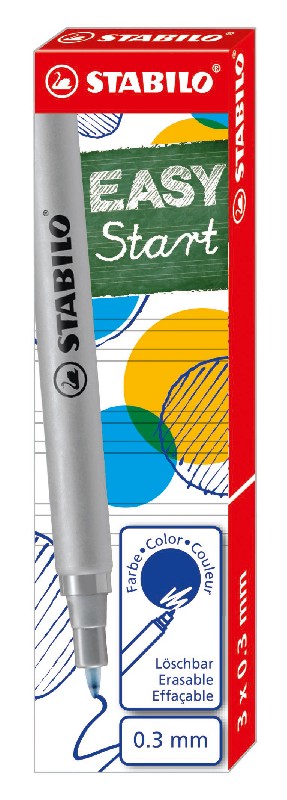 STABILO EASYoriginal - 3 refills - blauw afbeelding