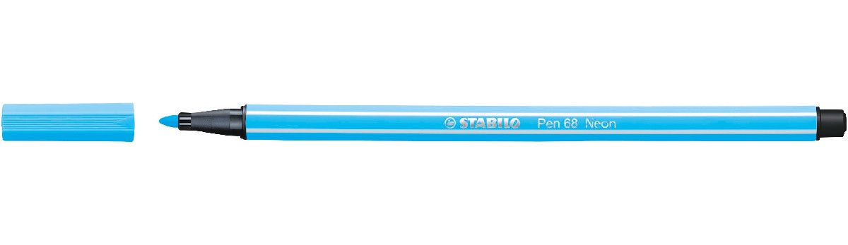 STABILO Pen 68 neon - blauw 031