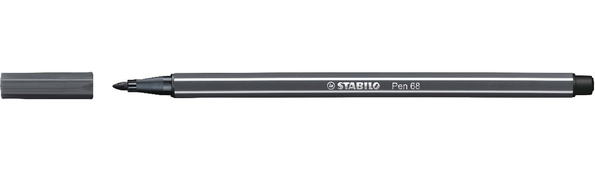 STABILO Pen 68 - zwartgrijs 97