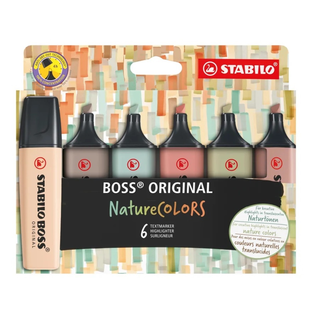 STABILO BOSS ORIGINAL NatureColors - 6 stuks