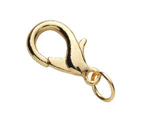 Karabijnsluitingen - 18 mm - 5 stuks - goudkleurig afbeelding